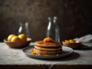 Panqueca fit com whey de abóbora e especiarias: lanche de outono