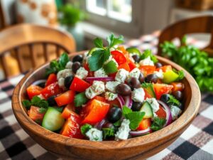 Salada Mediterrânea do Sol