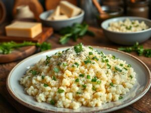 Risotto de Couve-Flor com Parmesão e Ervas