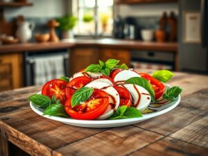 Salada Caprese do Campo