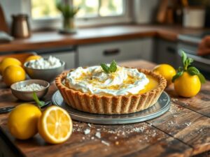 Torta de Limão Fit dos Sonhos