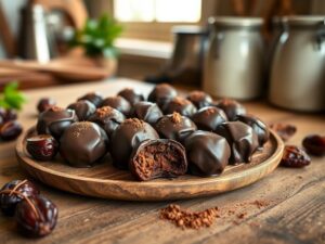 Brigadeiro Fit de Cacau com Tâmaras