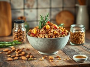 Granola Salgada Energética